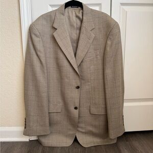 Men's Tan Oscar de la Renta Blazer